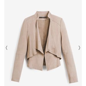 WHBM suede jacket SZ XS